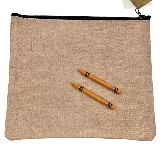 CTW Sure My Life Isnt Perfect But My Makeup Is Canvas Zipper Pouch Bag - Picture 4 of 7